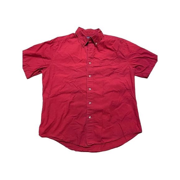 Puritan Mens red button down collar shirt size large - Picture 1 of 5